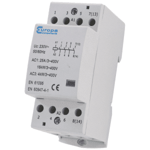 Europa ECU2 25 25A 4 Pole Contactor