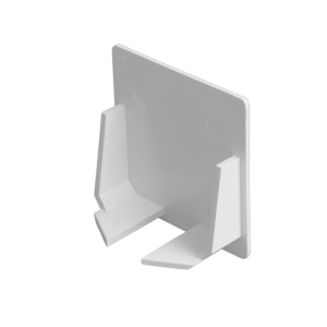 MT CT30ECWH End Cap 50x50mm White