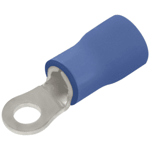 Unicrimp QBR5 Term Ring 5mm Blu Pk=100