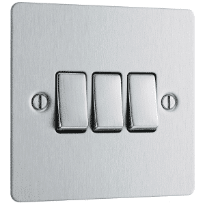 BG SBS43-02 PlateSwitch 3G 2Way 20A 16AX