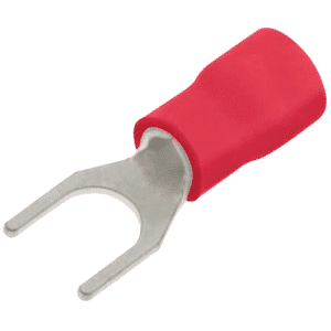 Unicrimp QRF3 Term Fork 3mm Red Pk=100