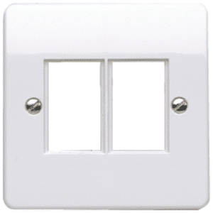 MK K172WHI Frontplate 2 Module